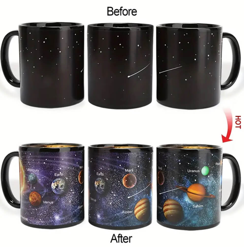 Cosmic Heat-Sensitive Solar System Mug πββ¨