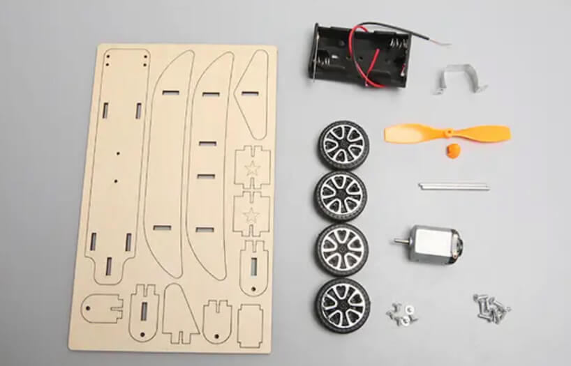🚀 DIY Propeller Car STEM Kit – Learn, Build, Explore! 🌟