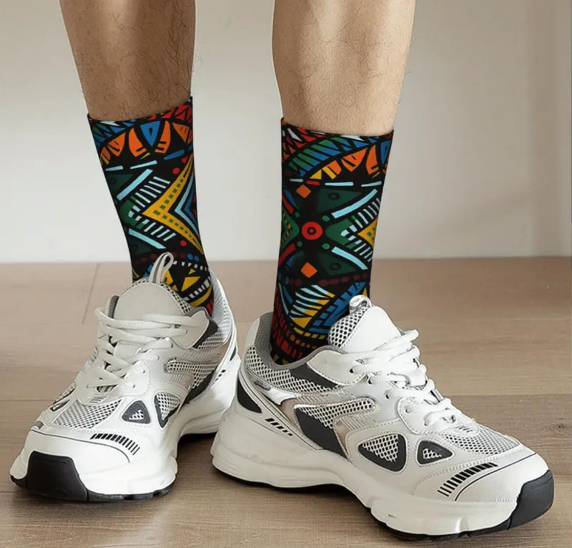 AfroCosmic Vibes Socks – Walk in Rhythm, Walk in Power