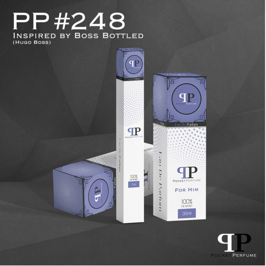π Pocket Perfume #248 β Inspired by Boss Bottled Hugo Boss