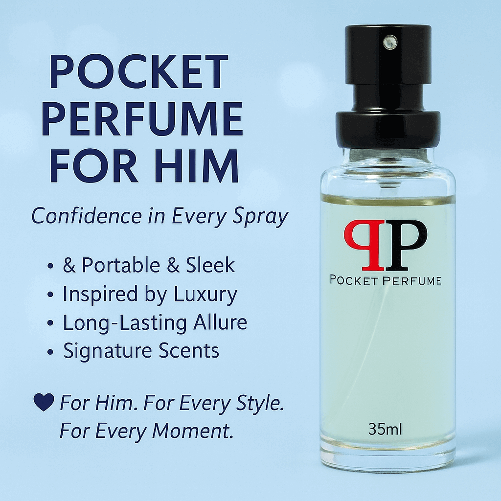 💼 Pocket Perfume For Him – Confidence in Every Spray