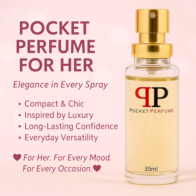 🌸 Pocket Perfume For Her – Elegance in Every Drop
