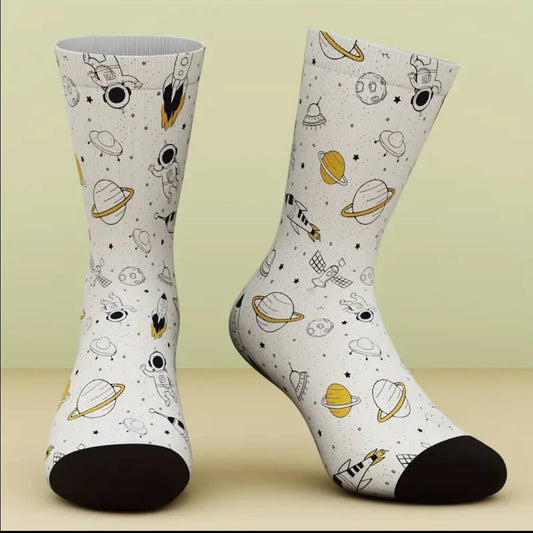 🚀✨Cosmic Explorer Socks