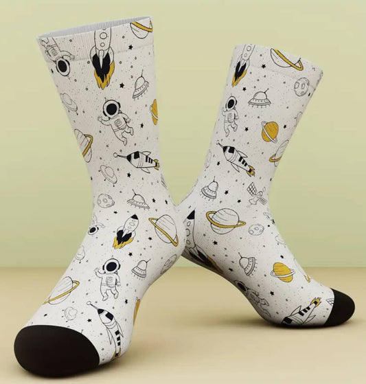 🚀✨Cosmic Explorer Socks