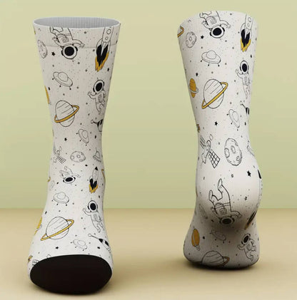 🚀✨Cosmic Explorer Socks