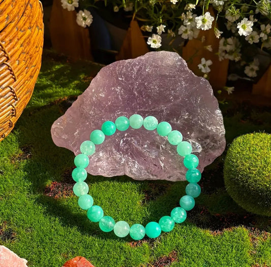🌍✨ Amazonite Bracelet – Stone of Harmony and Cosmic Flow ✨🌍