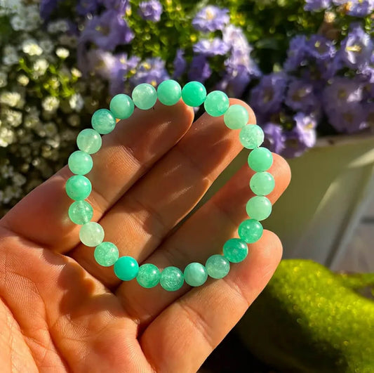 🌍✨ Amazonite Bracelet – Stone of Harmony and Cosmic Flow ✨🌍