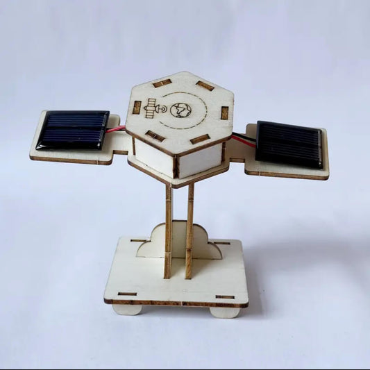 🛰 DIY Wooden Satellite Model Kit – Build, Learn & Reach for the Stars 🌌