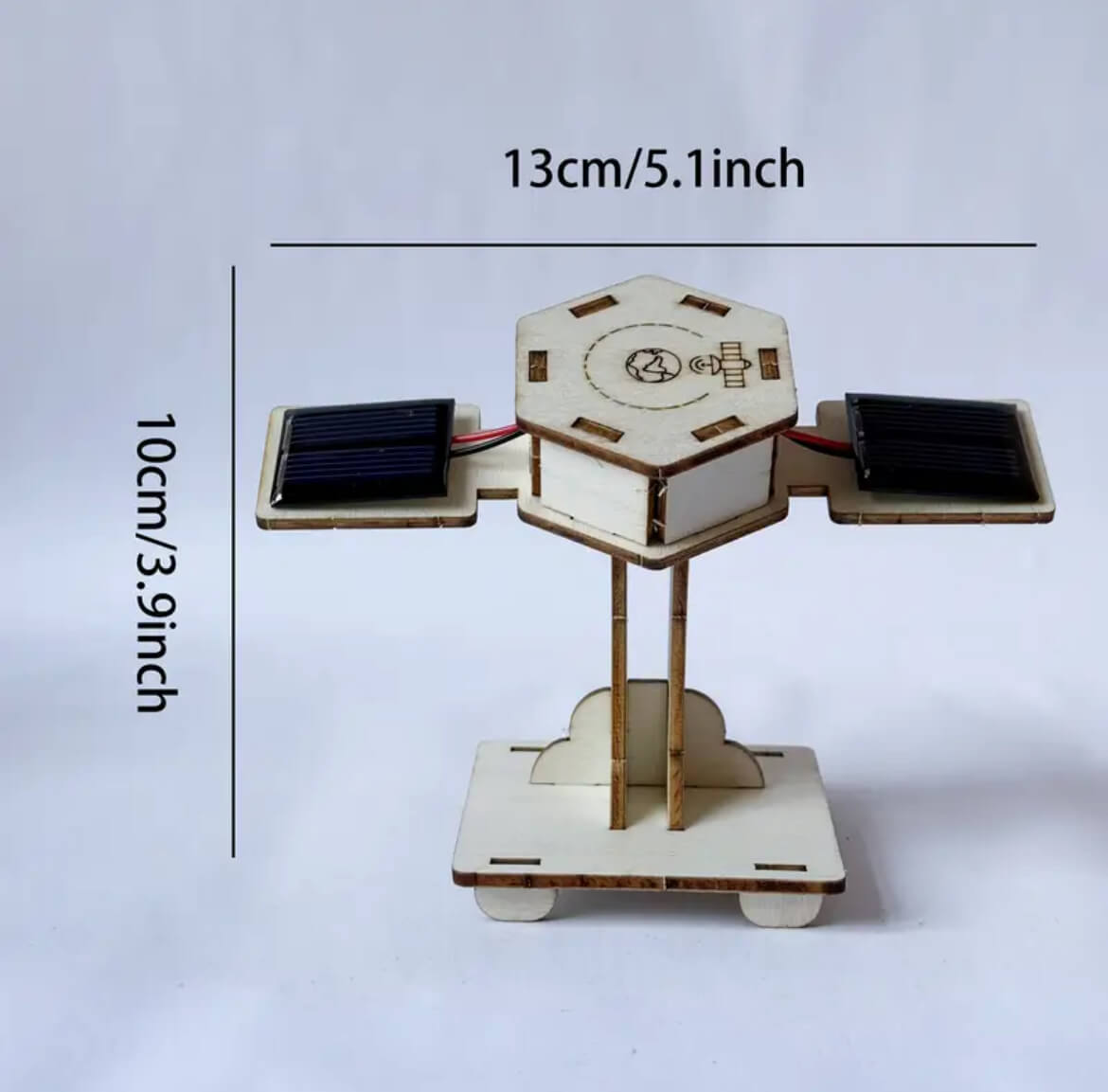 🛰 DIY Wooden Satellite Model Kit – Build, Learn & Reach for the Stars 🌌