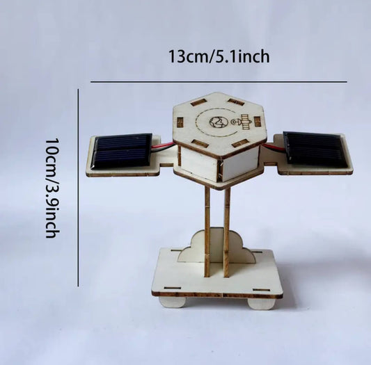 🛰 DIY Wooden Satellite Model Kit – Build, Learn & Reach for the Stars 🌌