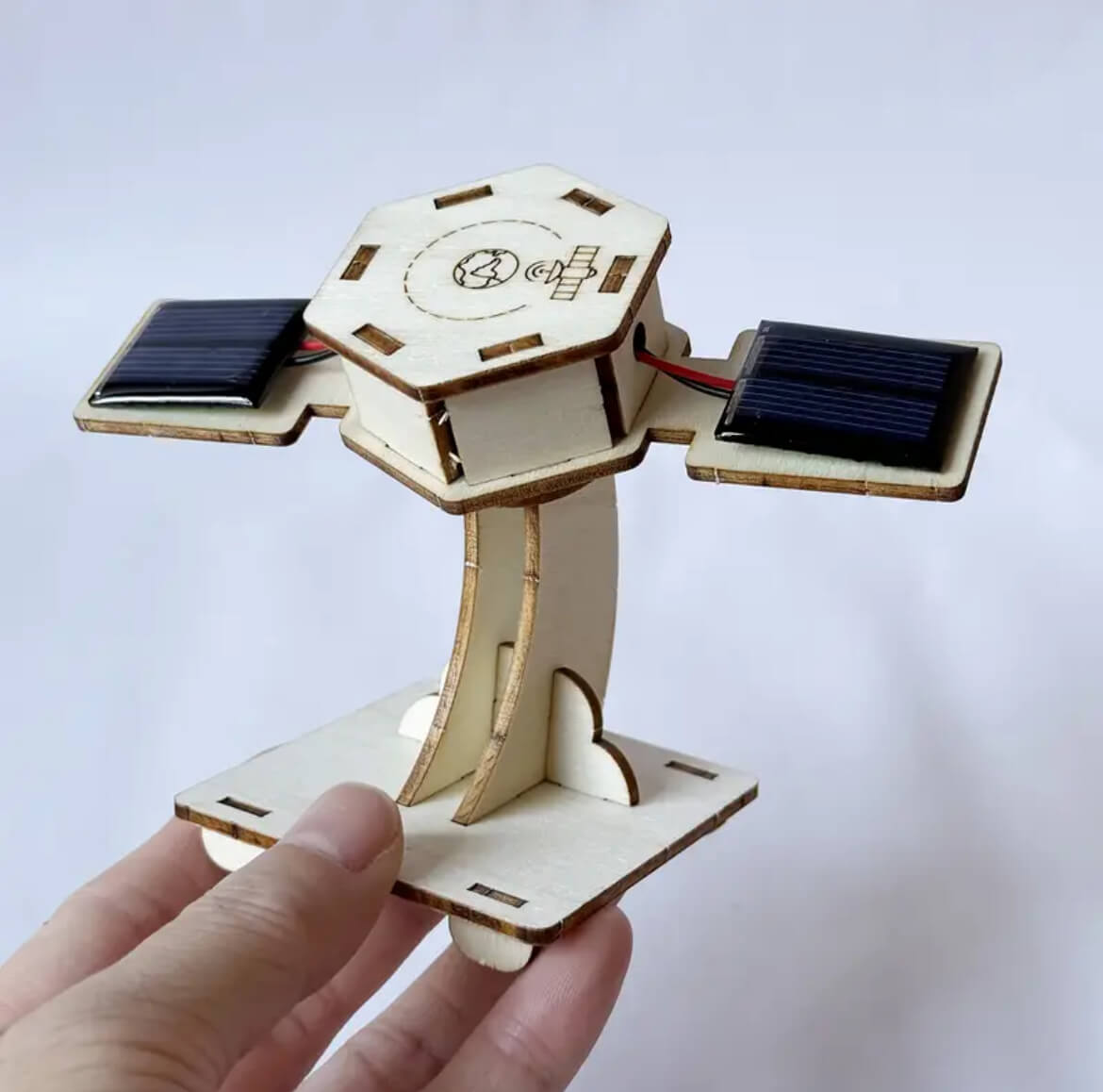 🛰 DIY Wooden Satellite Model Kit – Build, Learn & Reach for the Stars 🌌