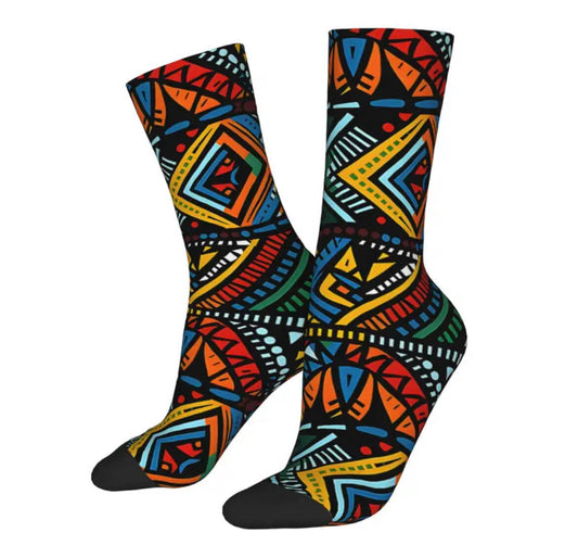 AfroCosmic Vibes Socks – Walk in Rhythm, Walk in Power