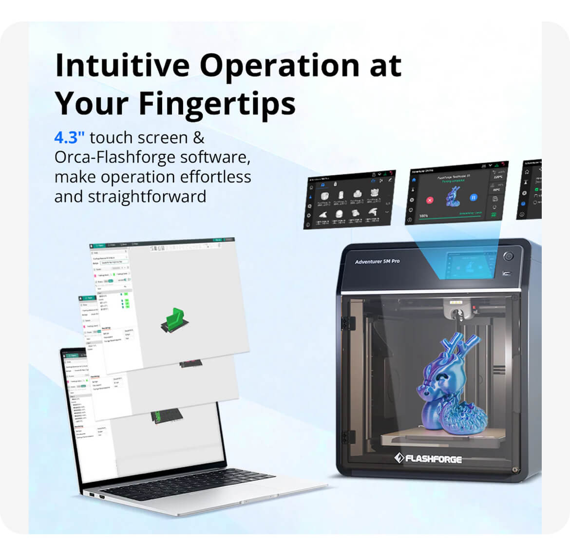 🚀 Flashforge Adventurer 5M Pro 3D Printer – Next Dimension 3D Printing