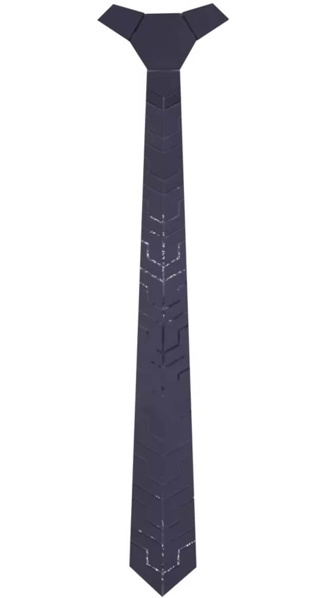 Gold/Black Reversible Geometric Tie – Bold. Futuristic. Limitless.