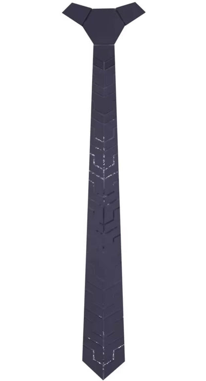 Gold/Black Reversible Geometric Tie – Bold. Futuristic. Limitless.