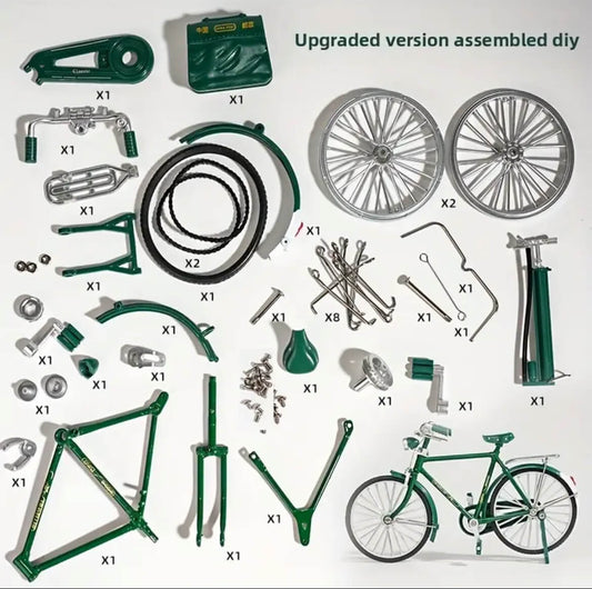 Miniature DIY Bicycle Model Kit