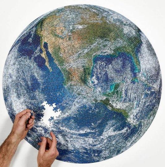 🌍 The Earth Round Puzzle – Our Perfectly Balanced Home in the Cosmos