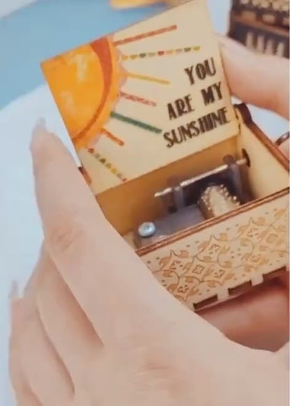 You Are My Sunshine Music Box (Hand Cranked)