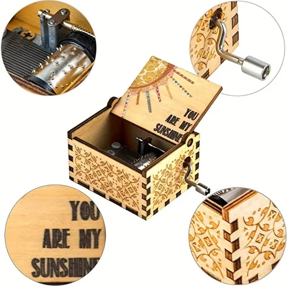 You Are My Sunshine Music Box (Hand Cranked)